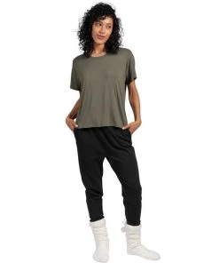 Latte Love Women's Oversize Short Sleeve Crew