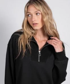 Latte Love Women's Ponte Mock Neck 12 Latte Love Women's Ponte Mock Neck