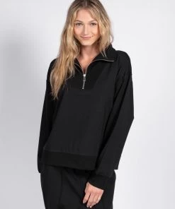 Latte Love Women's Ponte Mock Neck