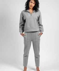 Latte Love Women's Ponte Mock Neck 14 Latte Love Women's Ponte Mock Neck