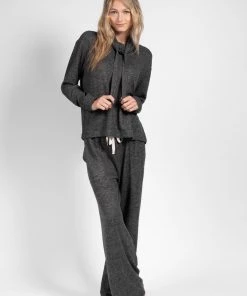 Latte Love Cloud Funnel Neck Top