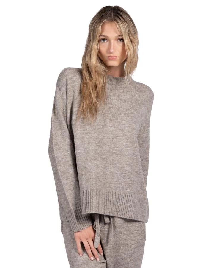 Latte Love Women's Oversize Crew 6 Latte Love Women's Oversize Crew