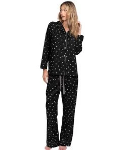 Latte Love Women's Poplin LS & Pant Set Women's Pajamas & Loungewear