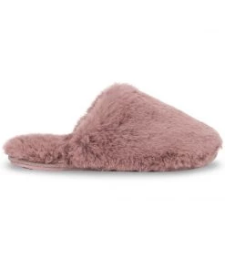 Lemon Lux Faux Fur Slide Footwear