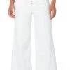 Liverpool Stride High Rise Wide Leg With Exposed Button Fly - Bone White 1 Liverpool Stride High Rise Wide Leg With Exposed Button Fly - Bone White