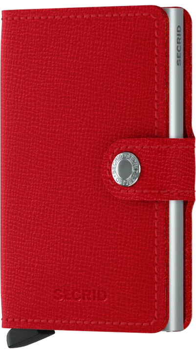 Secrid Mini Wallet - Crisple Red Accessories 3 Secrid Mini Wallet - Crisple Red Accessories