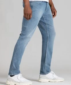 DU/ER Men's Performance Denim Relaxed Tapered Pant - Cascade
