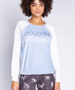 PJ Salvage My Pet Thinks I'm Cool Long Sleeve "Doggone Awesome"