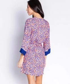 PJ Salvage Blueberry Fields Ditsy Floral Robe