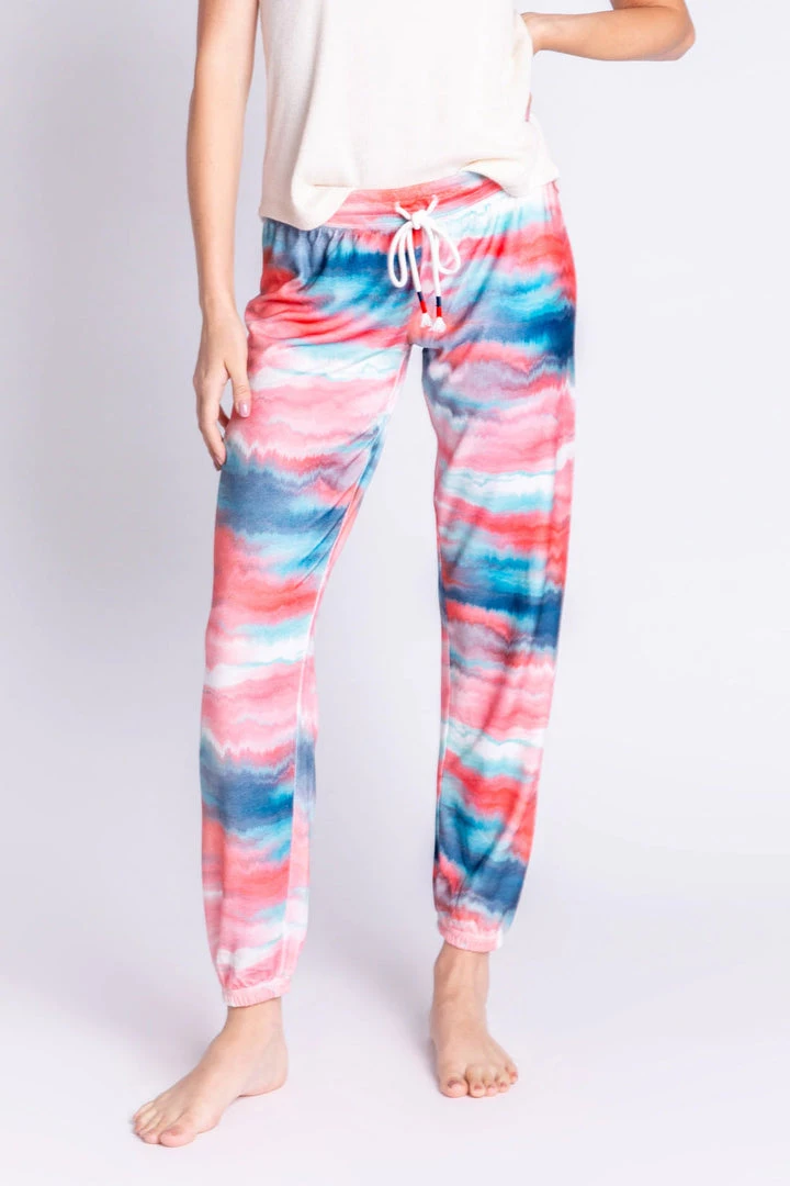 PJ Salvage Stormy Sunsets Tie Dye Pant 5 PJ Salvage Stormy Sunsets Tie Dye Pant