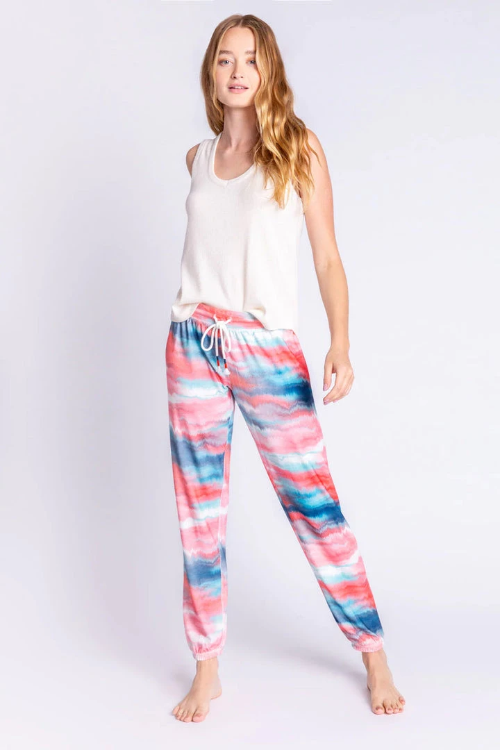 PJ Salvage Stormy Sunsets Tie Dye Pant 3 PJ Salvage Stormy Sunsets Tie Dye Pant