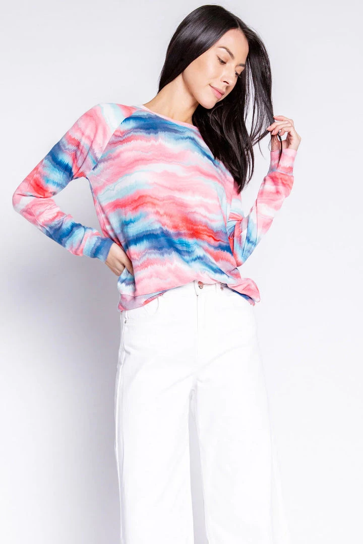PJ Salvage Stormy Sunsets Tie Dye Long Sleeve 5 PJ Salvage Stormy Sunsets Tie Dye Long Sleeve