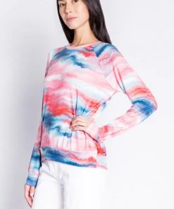 PJ Salvage Stormy Sunsets Tie Dye Long Sleeve