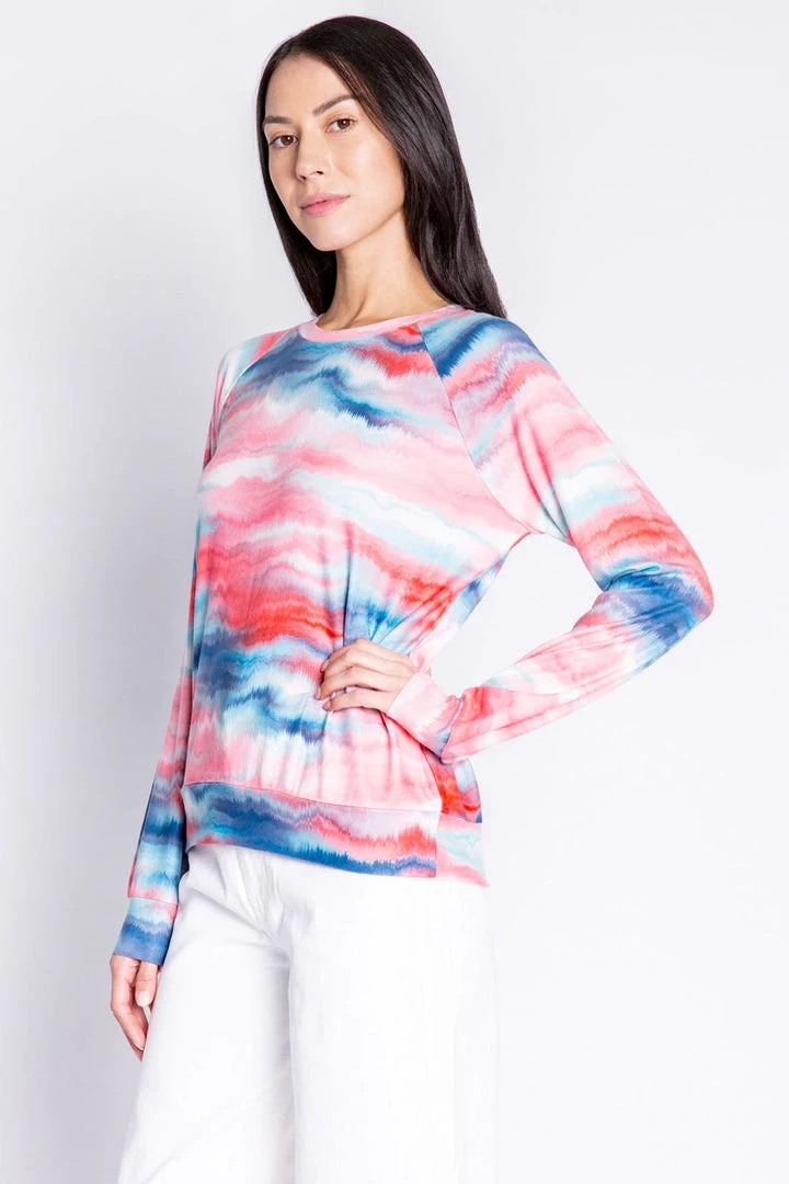PJ Salvage Stormy Sunsets Tie Dye Long Sleeve 4 PJ Salvage Stormy Sunsets Tie Dye Long Sleeve