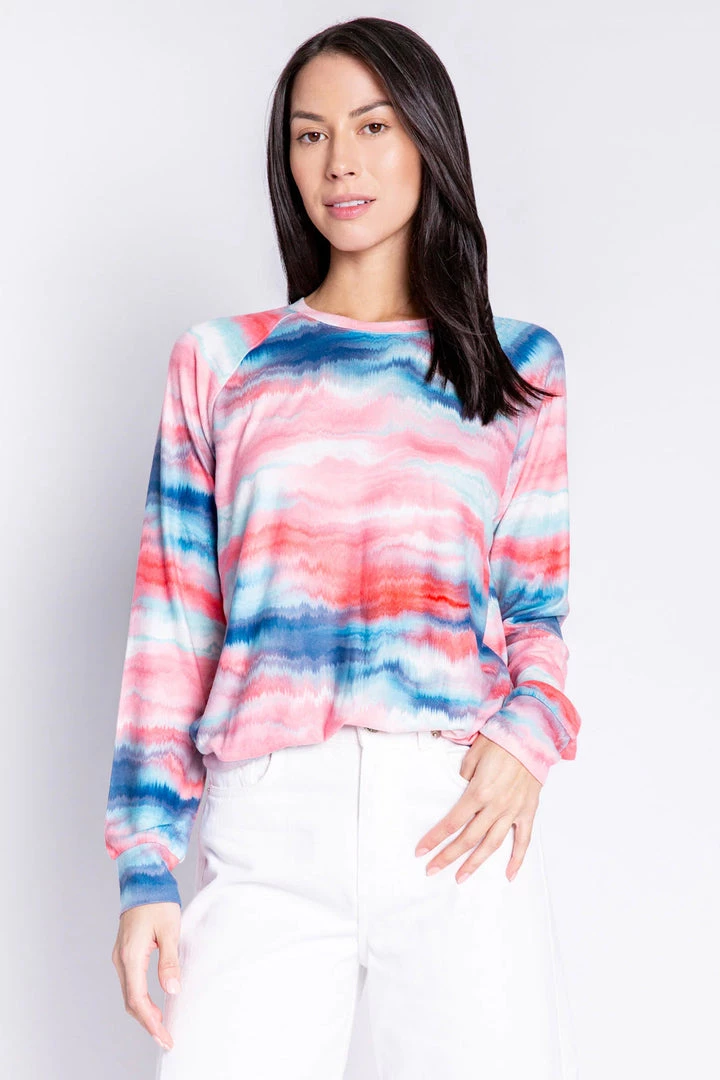PJ Salvage Stormy Sunsets Tie Dye Long Sleeve 3 PJ Salvage Stormy Sunsets Tie Dye Long Sleeve