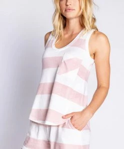 PJ Salvage Striped Harbour Tank