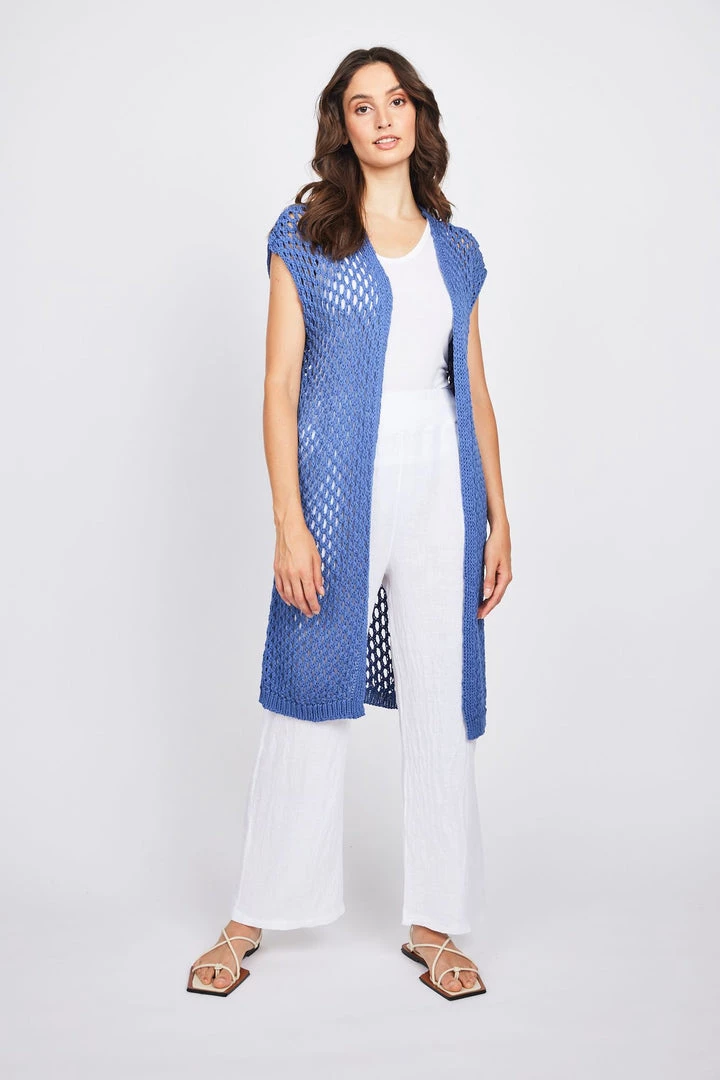 Pistache Azure Crochet Vest 3 Pistache Azure Crochet Vest