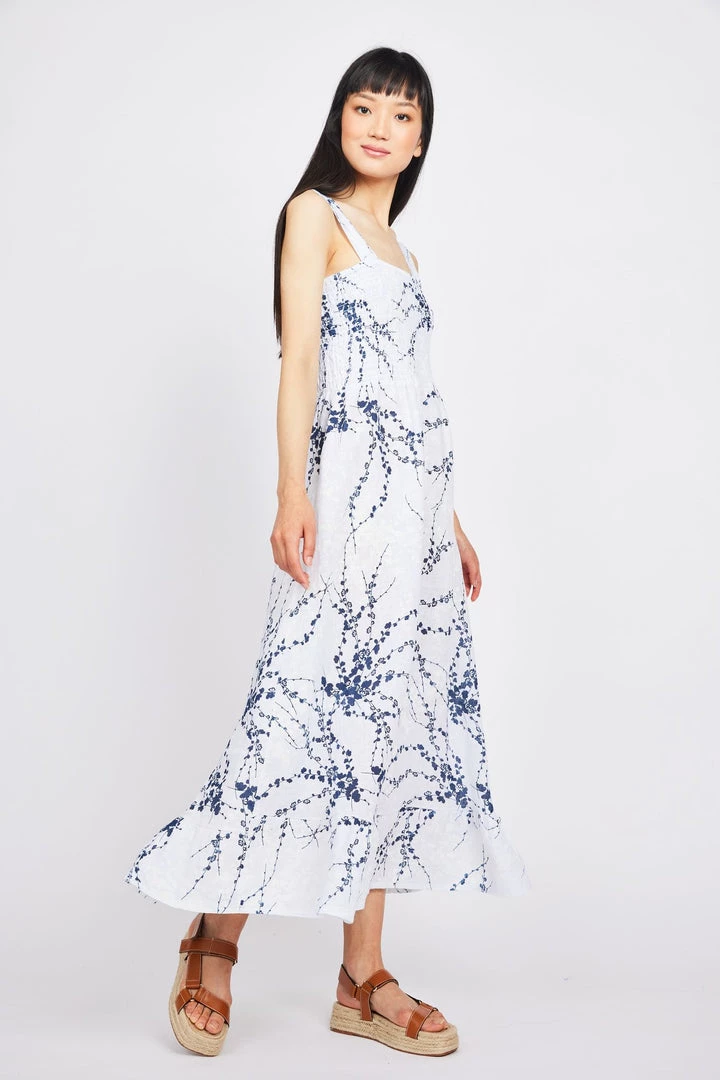 Pistache Bunched Top Linen Dress 4 Pistache Bunched Top Linen Dress