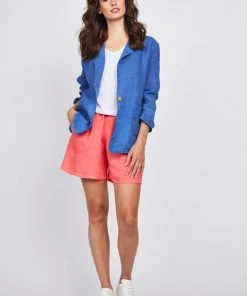 Pistache Linen Shorts 9 Pistache Linen Shorts