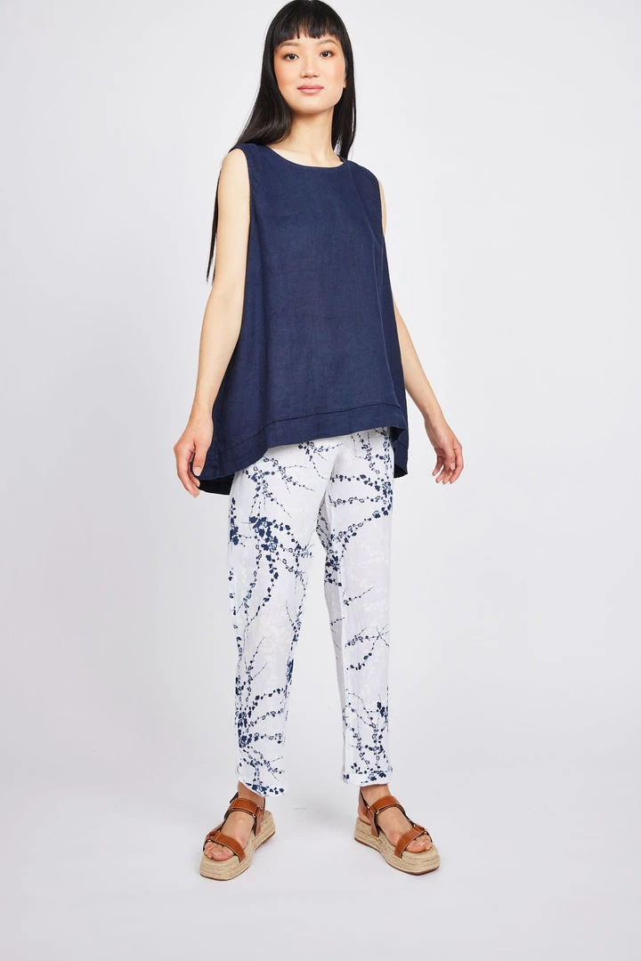 Pistache Sleeveless Linen Top 3 Pistache Sleeveless Linen Top