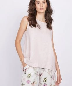 Pistache Sleeveless Linen Top 7 Pistache Sleeveless Linen Top