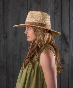 Pistil Women's Straw Cowgirl Sun Hat - Skiff Accessories