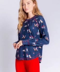 PJ Salvage Chillin' With My Gnomies Long Sleeve Top