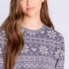 PJ Salvage Frosted Fairisle Long Sleeve Top