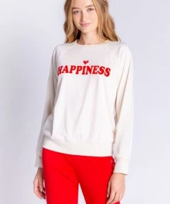 PJ Salvage Frosted Fairisle Happiness Long Sleeve Top