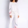 PJ Salvage Happy Vibes Stripes Banded Jammie Pant