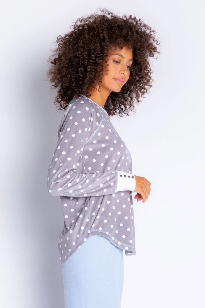 PJ Salvage Winter Woods Dots Long Sleeve Top 5 PJ Salvage Winter Woods Dots Long Sleeve Top