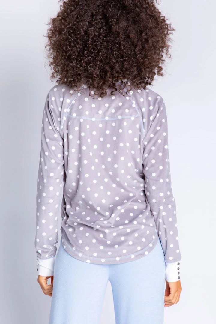 PJ Salvage Winter Woods Dots Long Sleeve Top 4 PJ Salvage Winter Woods Dots Long Sleeve Top