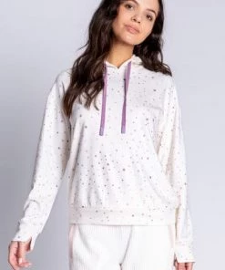 PJ Salvage Cabin Cozy Dots Hoody