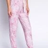PJ Salvage Cabin Cozy Leopard Band Pant