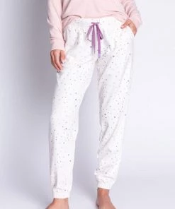 PJ Salvage Cabin Cozy Dots Band Pant