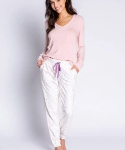 PJ Salvage Cabin Cozy Dots Band Pant