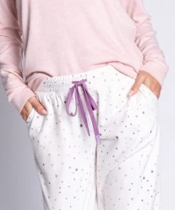 PJ Salvage Cabin Cozy Dots Band Pant 8 PJ Salvage Cabin Cozy Dots Band Pant