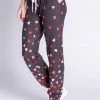 PJ Salvage Kiss Me Goodnight Hearts Banded Pant