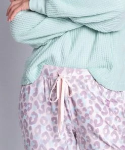 PJ Salvage Leopard Love Banded Pant