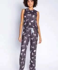 PJ Salvage My Pet Thinks I'm Cool Band Pant