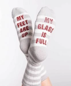 PJ Salvage Fun Socks W/ Sayings 10 PJ Salvage Fun Socks W/ Sayings