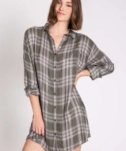 PJ Salvage Mad For Plaid Nightshirt * Last Chance