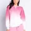 PJ Salvage Women's Dip Dye LS Top