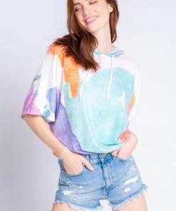 PJ Salvage Art Class Short Sleeve Hoodie