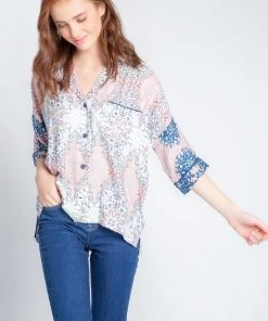 PJ Salvage Boho Babe Floral Short Sleeve