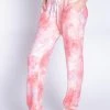 PJ SALVAGE Melting Crayons Tie Dye Banded Pant * Last Chance