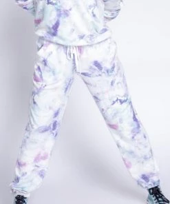 PJ SALVAGE Melting Crayons Tie Dye Banded Pant * Last Chance