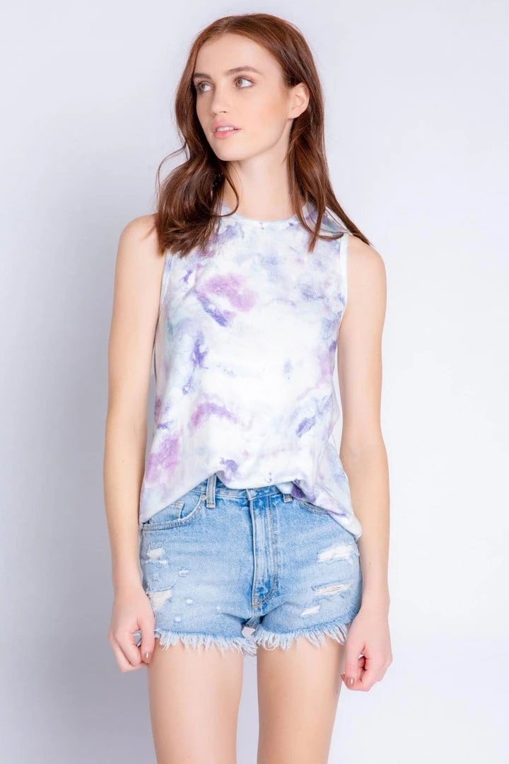 PJ Salvage Melting Crayons Tie Dye Tank 5 PJ Salvage Melting Crayons Tie Dye Tank