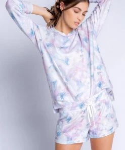 PJ Salvage Marble Vibes Short