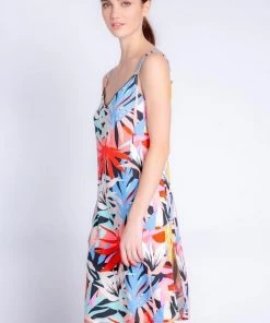 PJ Salvage Tropical Staycation Feather Dress * Last Chance